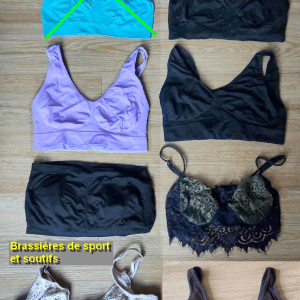 Soutiens-gorge en dentelle ; Brassière de sport 😋