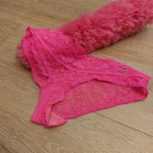Culotte dentelle rose & extra