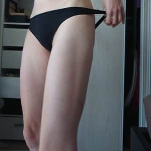 Mystery Black string worn 4 days