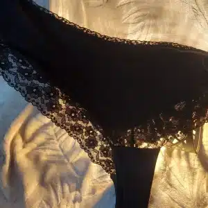 Culotte tanga noire