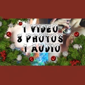 𝗣𝗔𝗖𝗞 𝗡𝗢𝗘𝗟 1 vidéo + 8 photos + 1 audio 🎄✨