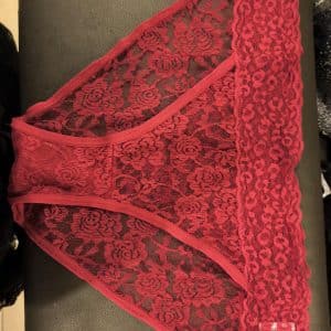 Culotte en dentelle de trans