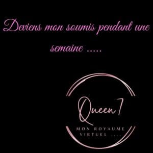 Deviens mon soumis pendant une semaine ....