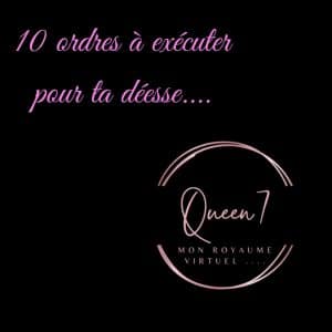 10 ordres à exécuter pour ta déesse.... (Copie)