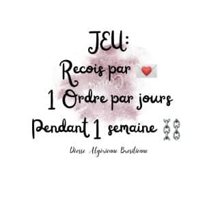𝒥𝑒𝓊: ℛ𝑒ç𝑜𝒾𝓈 𝓅𝒶𝓇 𝒸𝑜𝓊𝓇𝓇𝒾𝑒𝓇💌 1 𝑜𝓇𝒹𝓇𝑒 𝓅𝒶𝓇 𝒿𝑜𝓊𝓇𝓈 𝓅𝑒𝓃𝒹𝒶𝓃𝓉 1 𝓈𝑒𝓂𝒶𝒾𝓃𝑒+𝒸𝒶𝒹𝑒𝒶𝓊 🎁