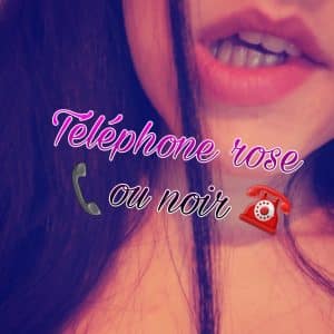 Téléphone rose ou noir