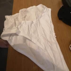 Culotte en coton shorty blanc