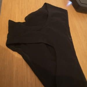 Culotte en coton shorty noir