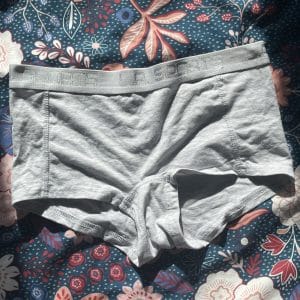 Shorty gris coton