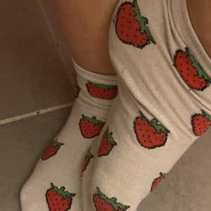 Chaussettes fraise