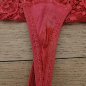 Culotte string sale portée le 5 mars !