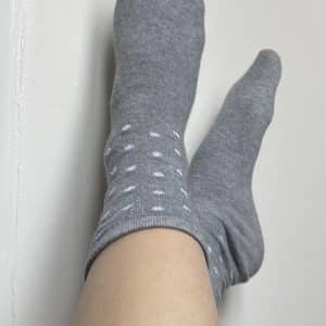 Chaussettes grises portées 2 jours
