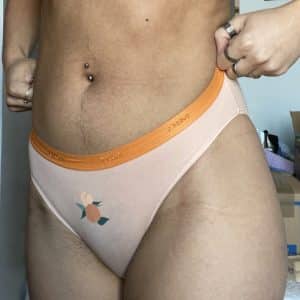 Culotte DIM portée 2 jours pleine de mouille💦💦