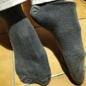 Chaussettes portées