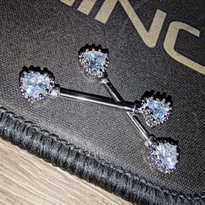 Mes piercings de Tétons