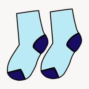 Chaussettes usées