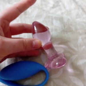 Plug coeur en verre