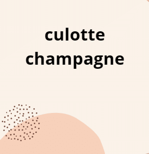 culotte champagne