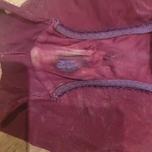 UNIQUE ! Culotte sale des premières fois !