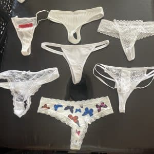 String blanc avec imprimer