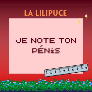Je note ton pénis