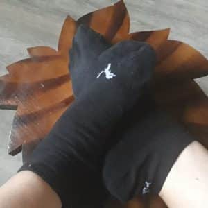 Chaussettes portées pendant une séance à la salle