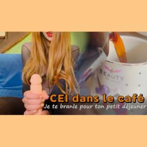 𝗖𝗘𝗜 dans ton café mon chéri ☕💦