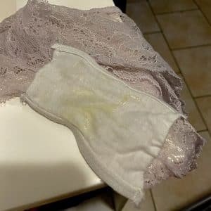 Culotte rose pale crémeuse