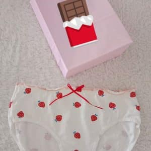 Ma culotte coton trace chocolat avec pochette cadeau