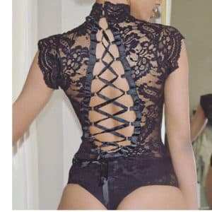 Body noir mouillé 💦
