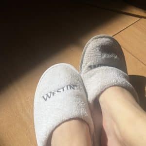 Chaussons portés (très) longtemps