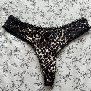 String microfibre intérieur coton porté 72h
