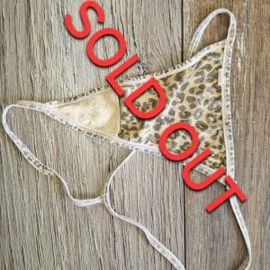 Panther thong worn 2 days