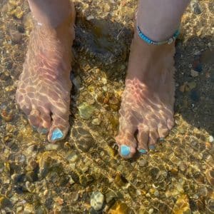 Photo de mes pieds