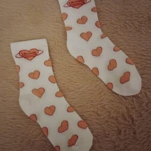 Mes petites chaussettes cœurs roses 24h