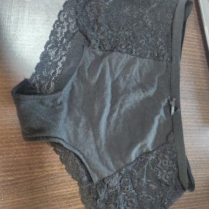 culotte noir dentelle