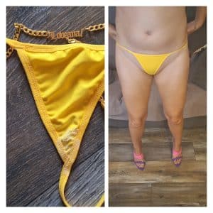 Yellow G string worn 2 days