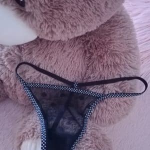 Mon string ficelle noir trop sexy à tout p'tit prix 🔥