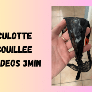 culotte souillée avec video de 3min