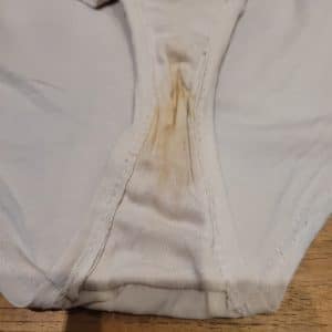 Culotte sale et traces jaunes - 5 février