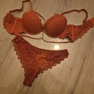 Ensemble lingerie Porté