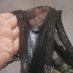 Tanga noir 3jrs+masturbation