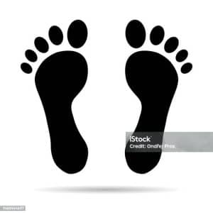 Pieds passagère