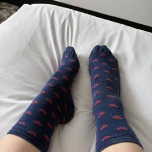 Chaussettes coeur odorantes