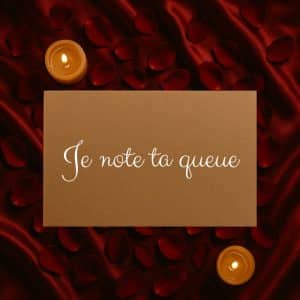 Je note ta queue