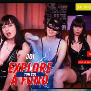JOI : Explore ton cul à fond? clique et choisis comment ca va se passer Vidéo INTERACTIVE – 1 vidéo, 14 choix cliquables … 25 minutes ! Es-tu prêt à choisir ton destin ? 😏💦