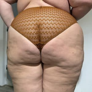 Culotte full dentelle orange