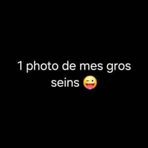 1 photo de mes gros seins