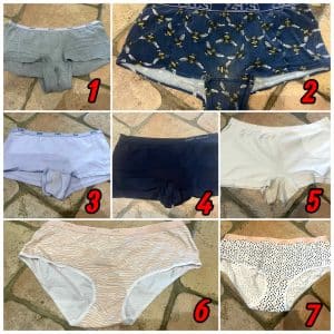 👙Réserve ta culotte sur mesure, mouilléé et souillée!