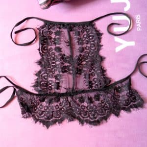 ma lingerie, dentelle à nouer S 36, portée 3 jours